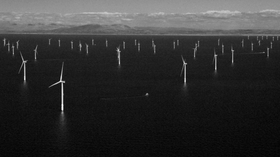 off shore wind farms bw
